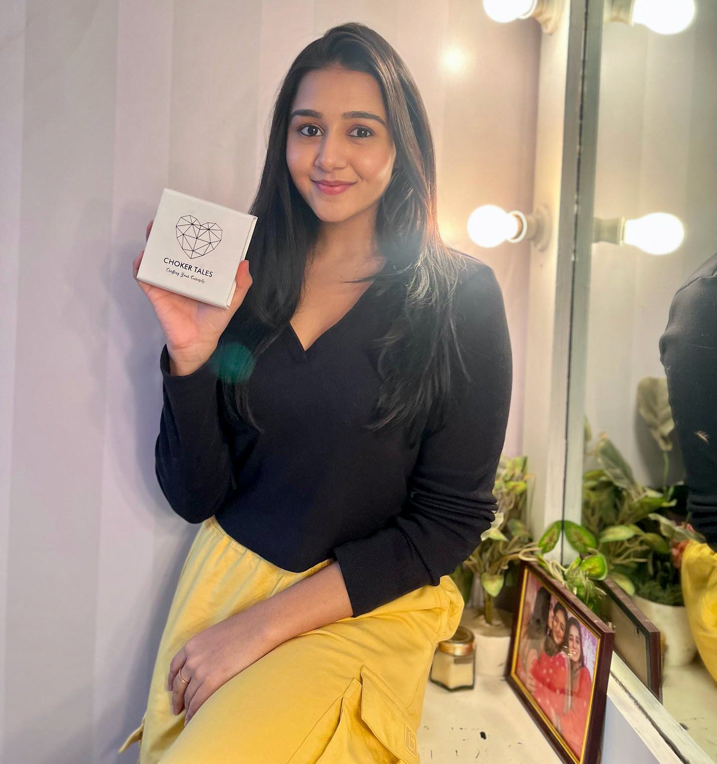 Heart Shape Color Photo Necklace