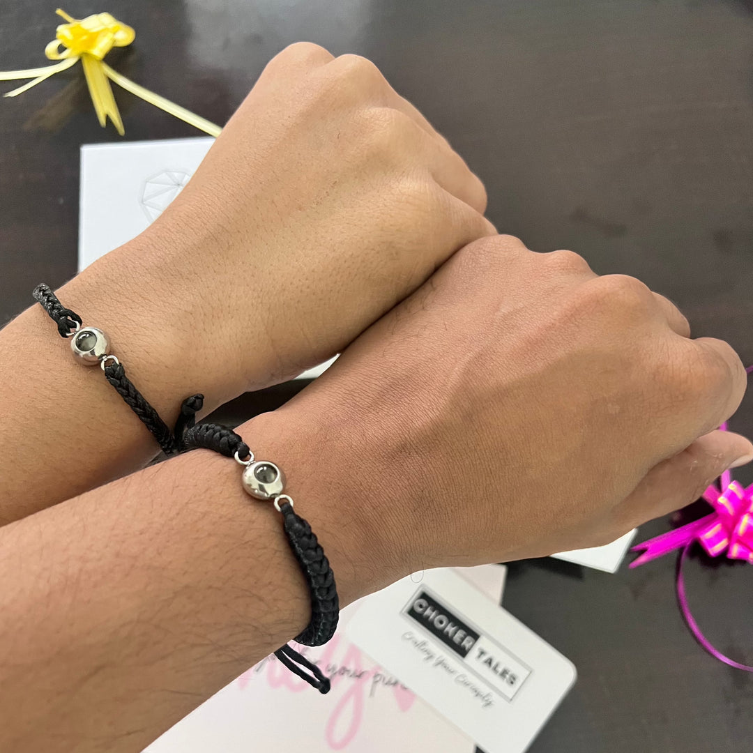 Couple Photo Bracelet (For Him and Her) Choker Tales