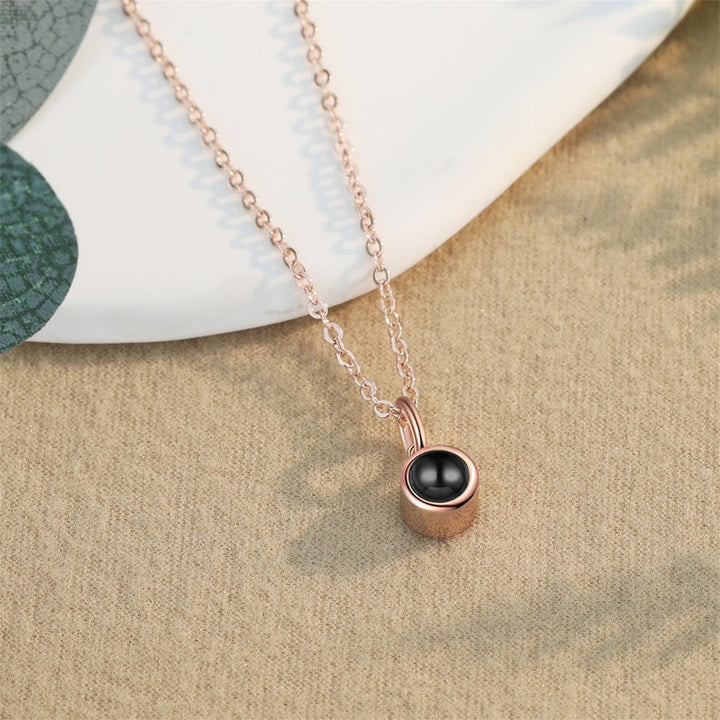 Personalised Round Photo Necklace