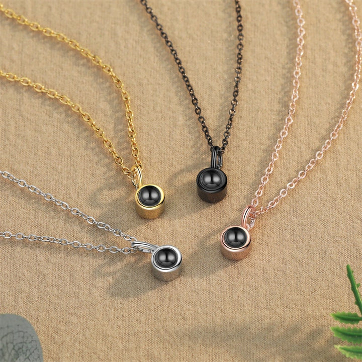 Personalised Round Photo Necklace