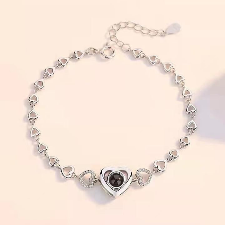 Personalised Heart Photo Bracelet