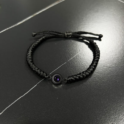 Thick Braided Color Photo Bracelet