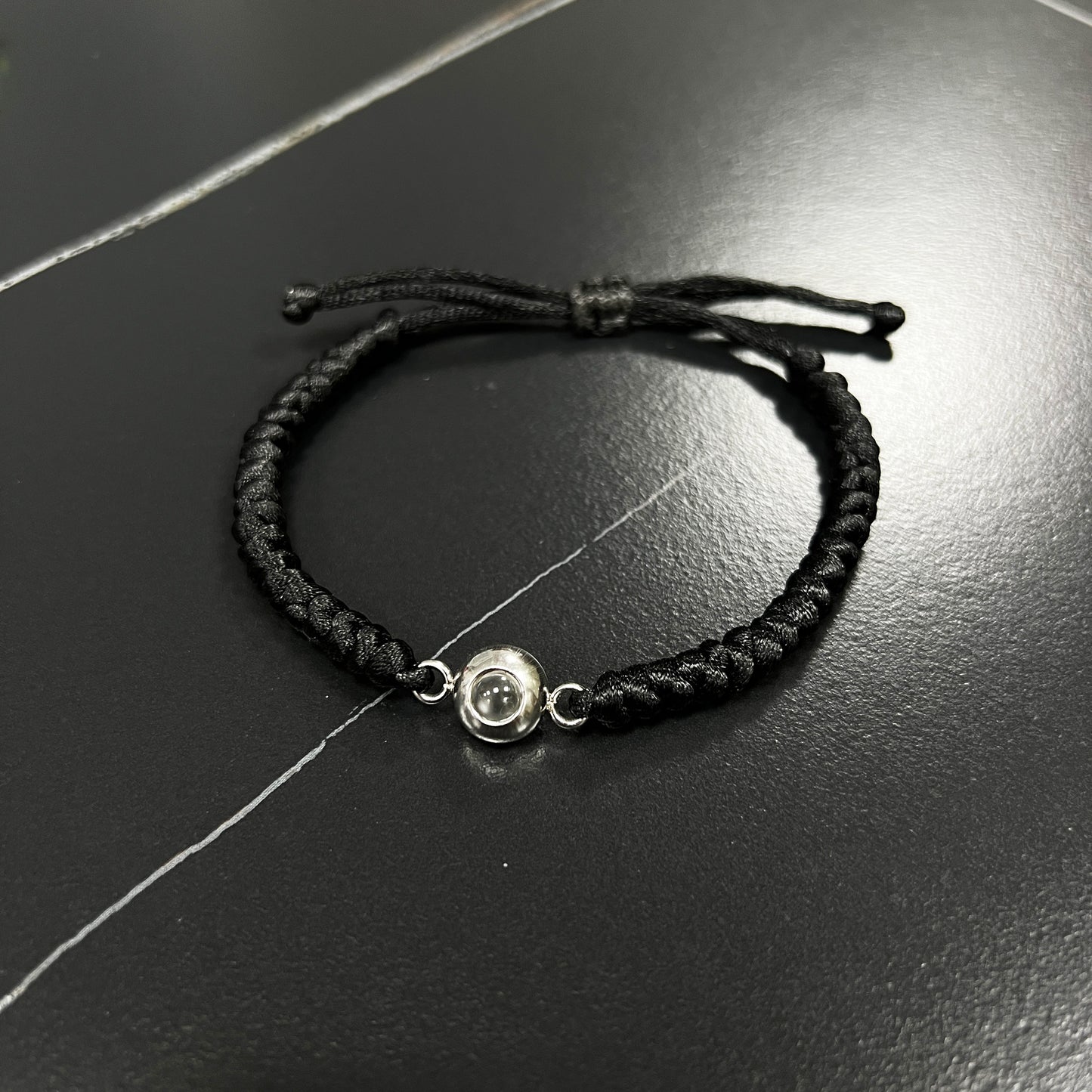 Thick Braided Color Photo Bracelet
